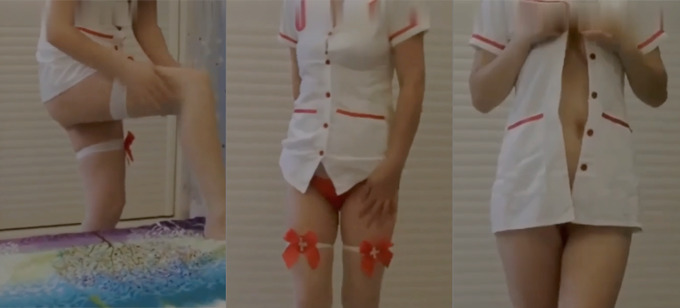 淫母把老公买的情趣装穿上之后勾引儿子，母狗淫性大发母子乱伦