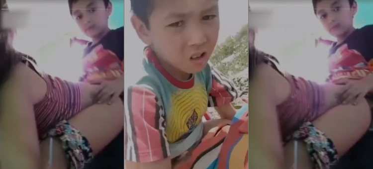 小马拉大车，鸡毛还没长齐的小学生在家操逼开荤 