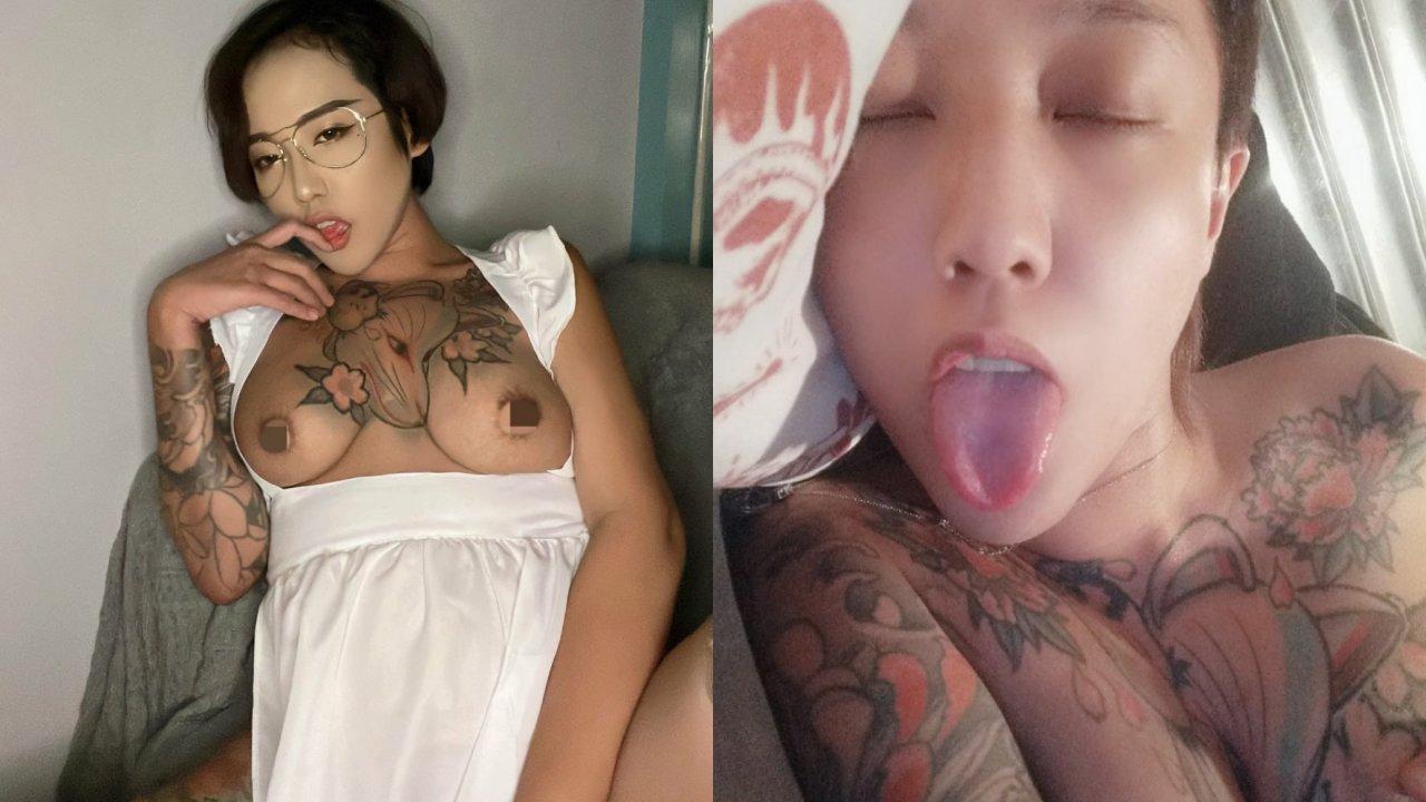 台湾花臂纹身妹『拜斯』身材高挑火爆 巨乳丰满诱人 反差淫骚视频泄密
