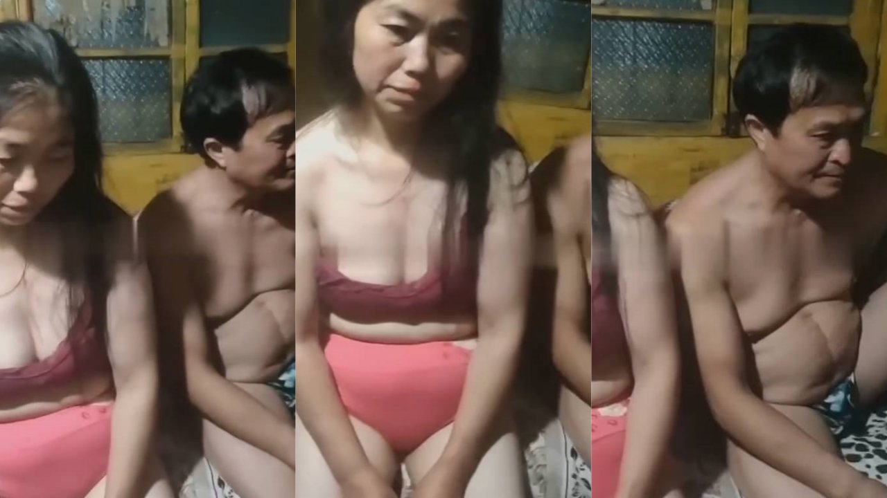 果然男人的挂墙上才老实 这头发都花白了还在出轨呢
