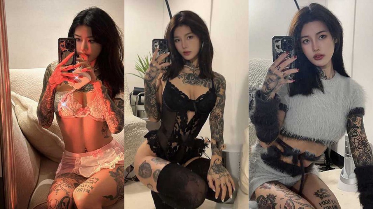 抖音网红 刺青阿诗 最早期自慰啪啪流出 和健身男友白天黑夜不停的打桩 直言都要被操死了